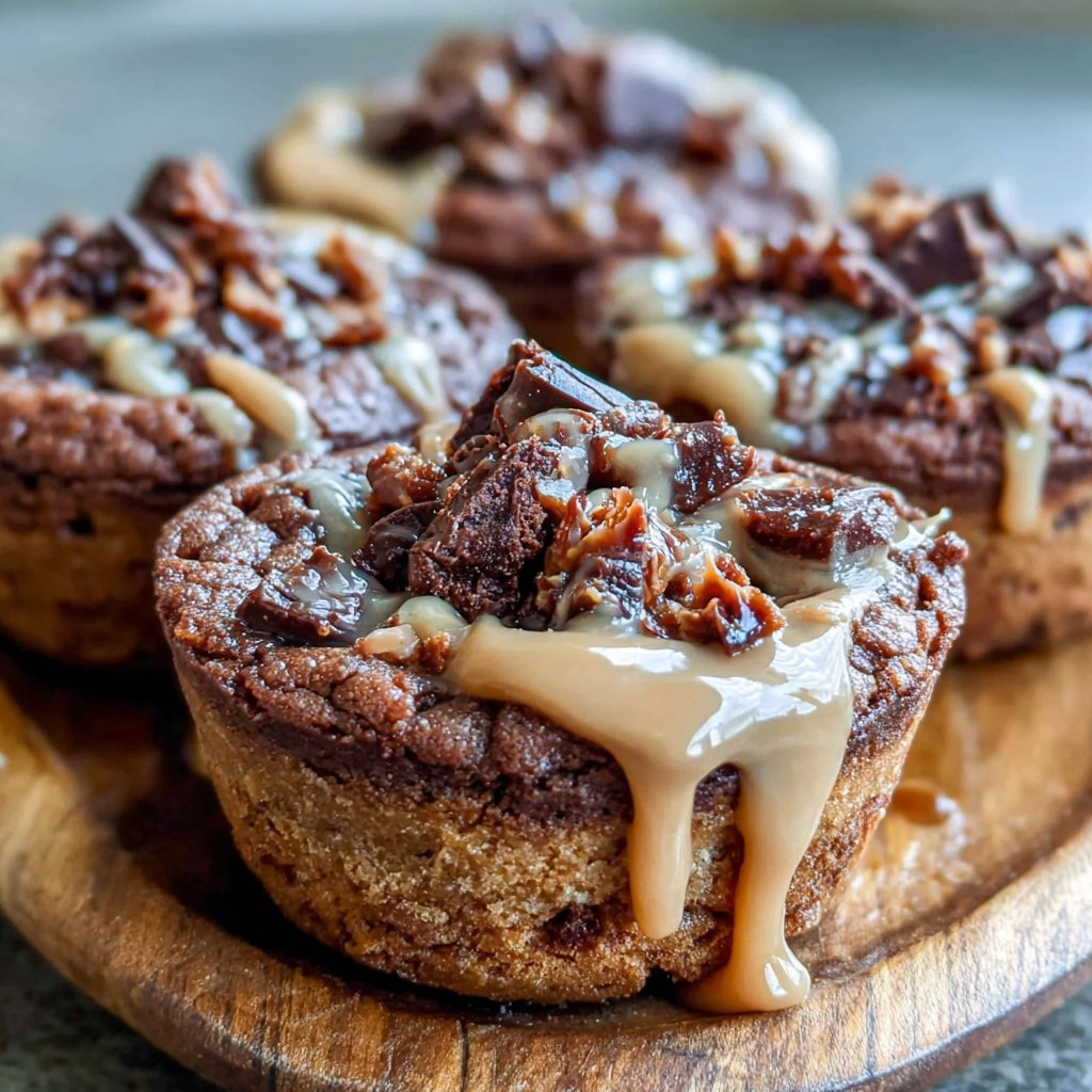 Peanut Butter Brownie Cookie Cups