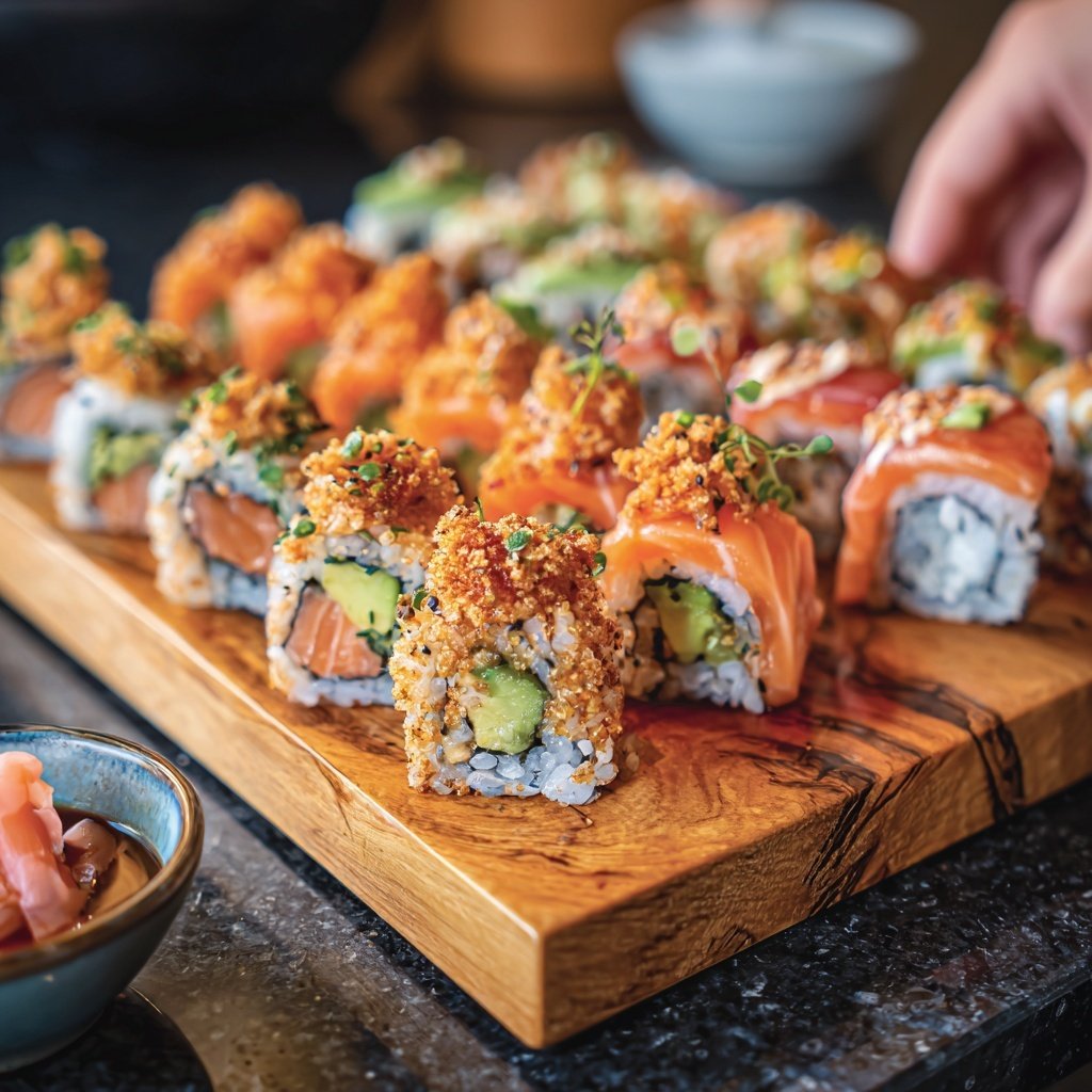 Global Japanese Sushi Rolls