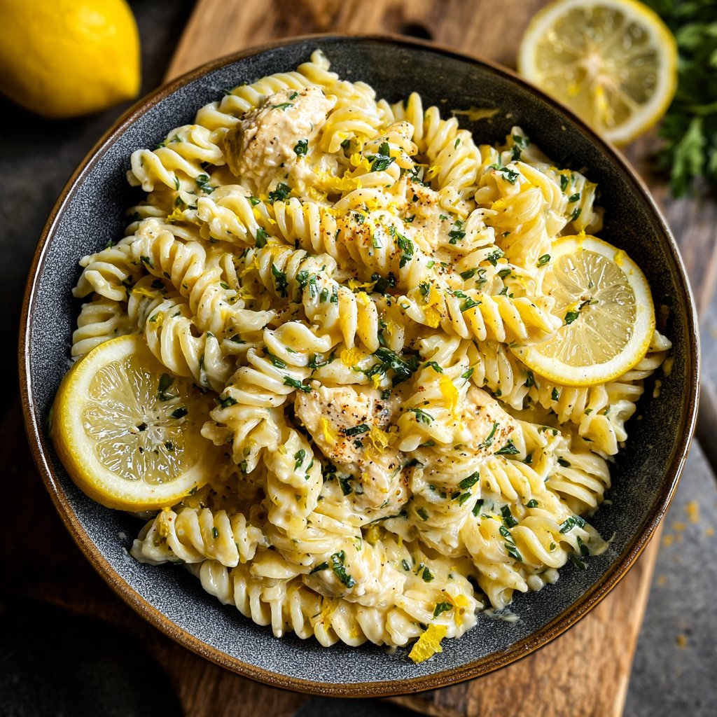Lemon Burst Chicken Pasta