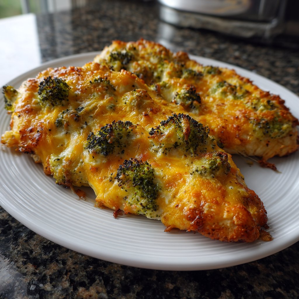 One-Pan Cheesy Chicken and Broccoli