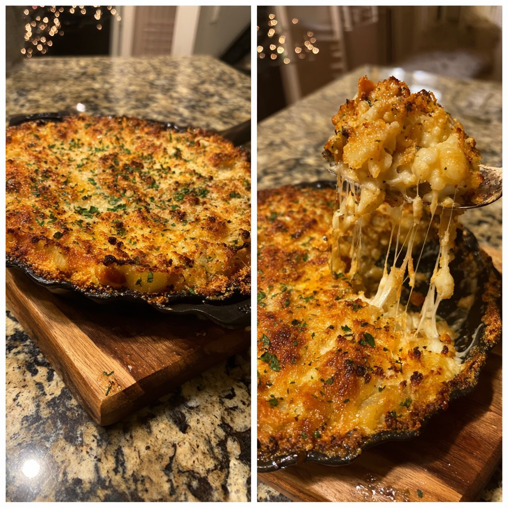 Onion Boil with Parmesan Crust