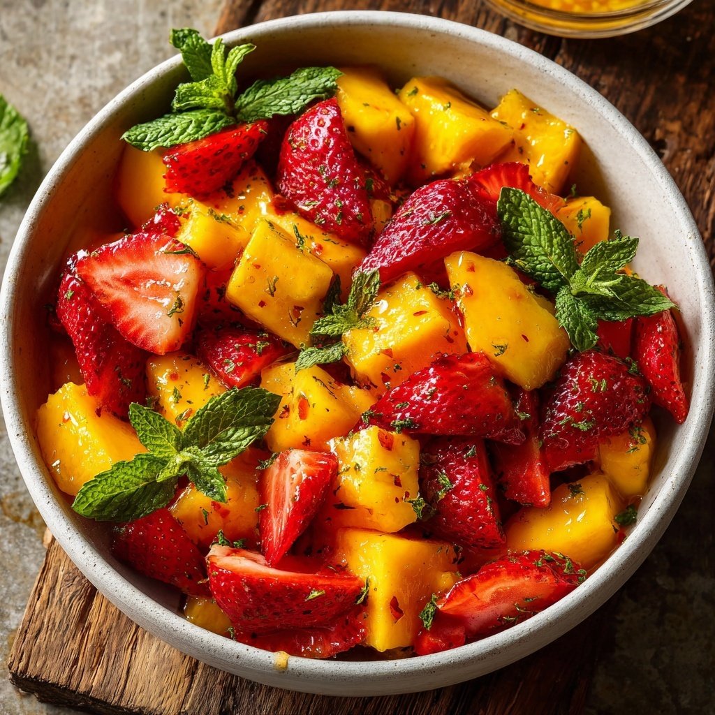 Mango Strawberry Summer Salad