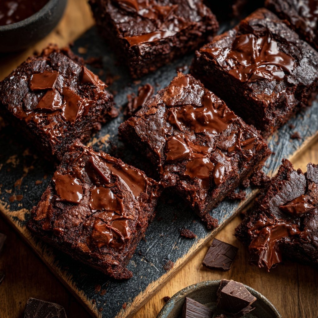 Dessert Chocolate Fudge Brownies