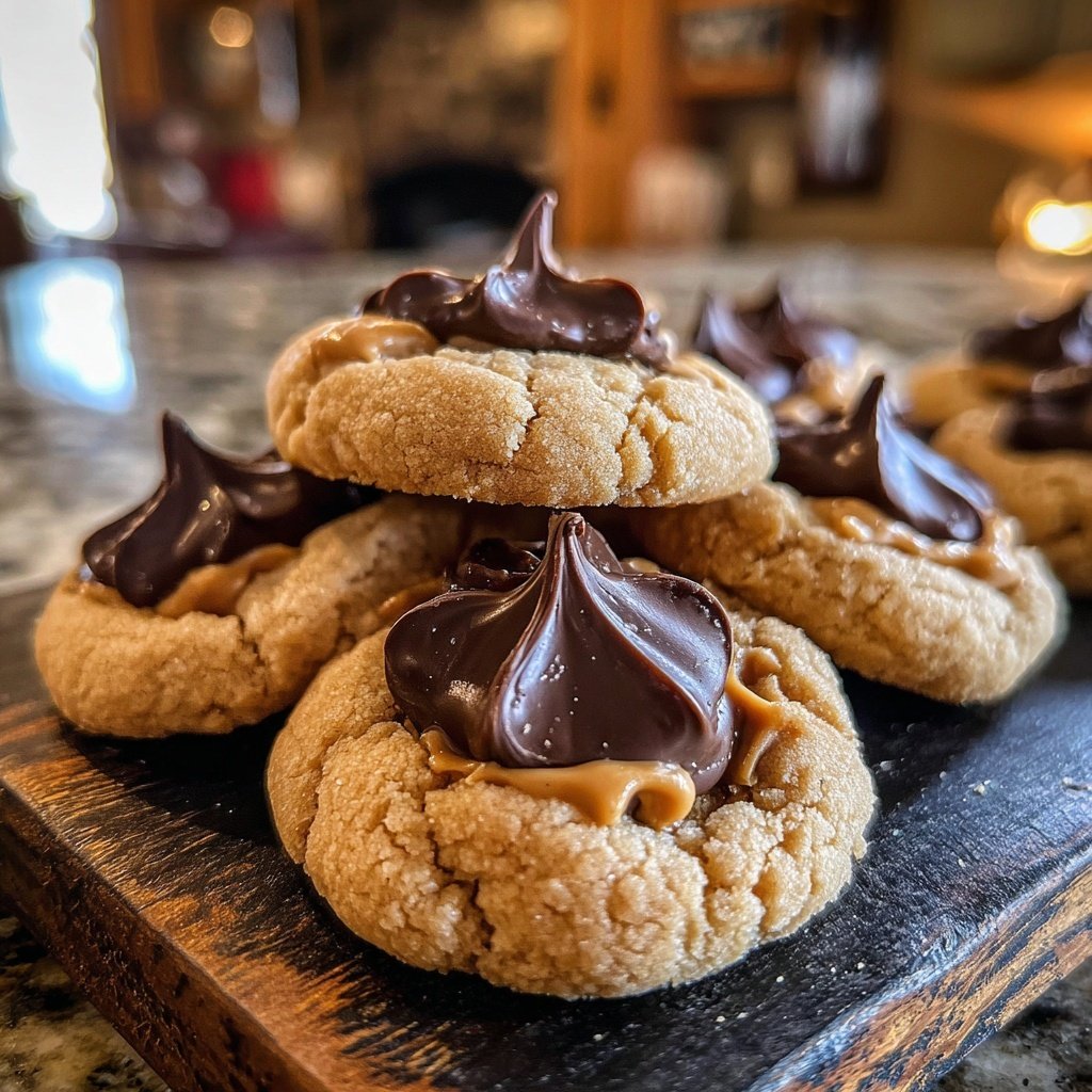 Peanut Butter Blossom Cookies
