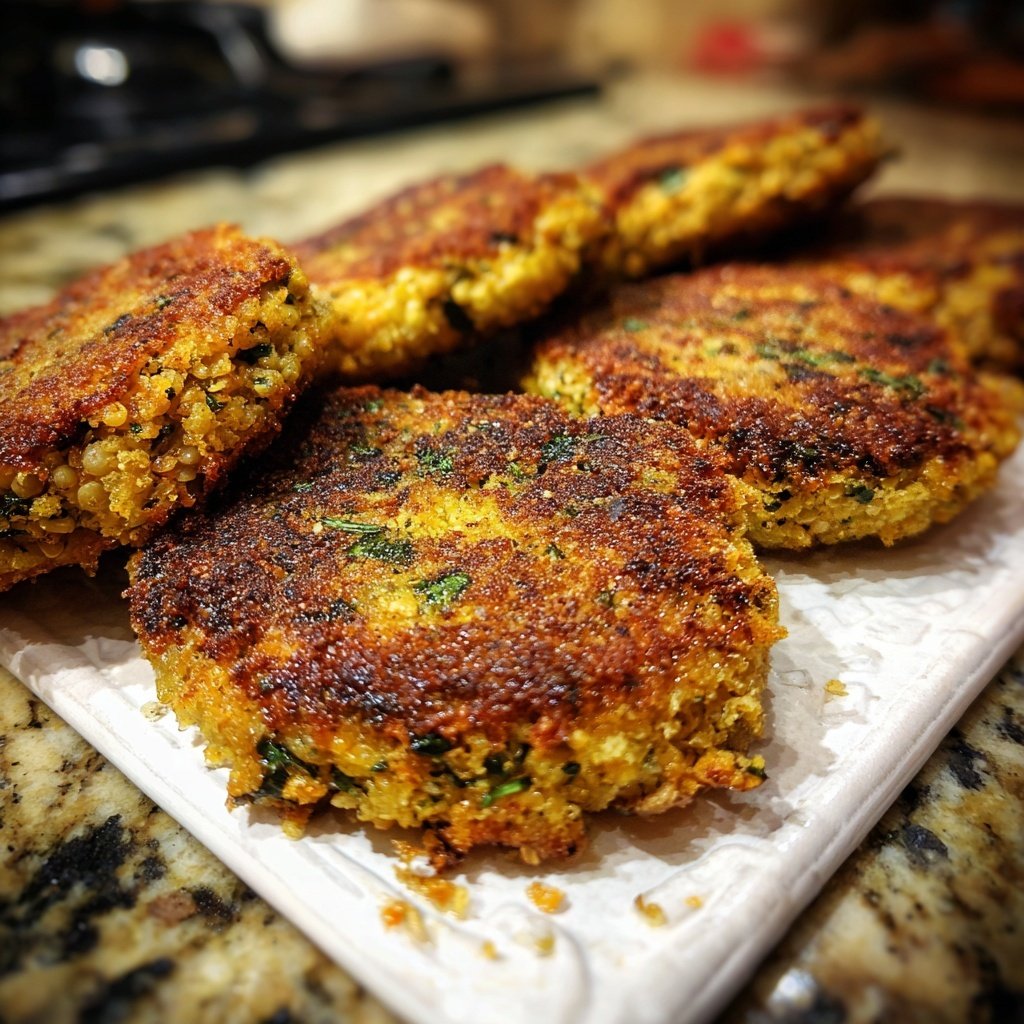 Mediterranean Lentil Patties